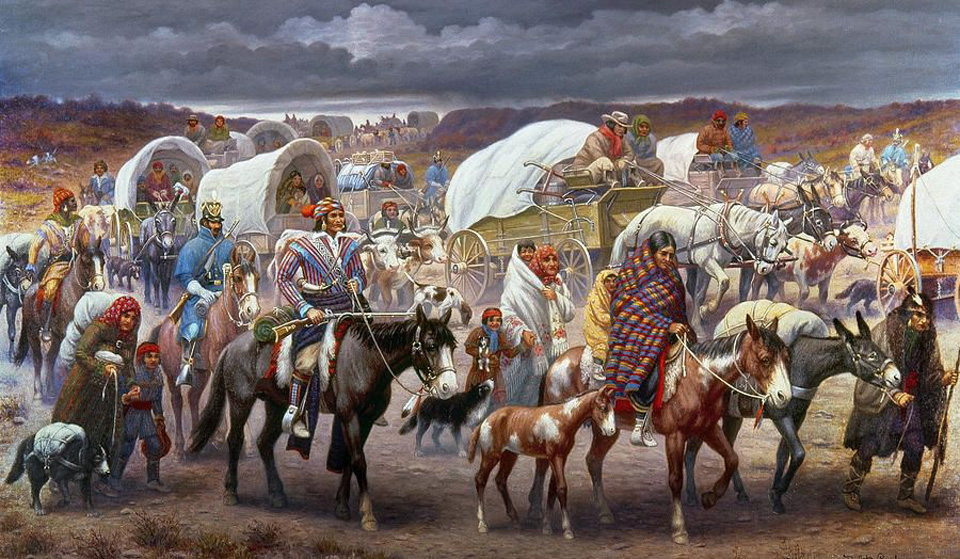 Trail of Tears painting